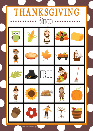 Thanksgivingbingoboard